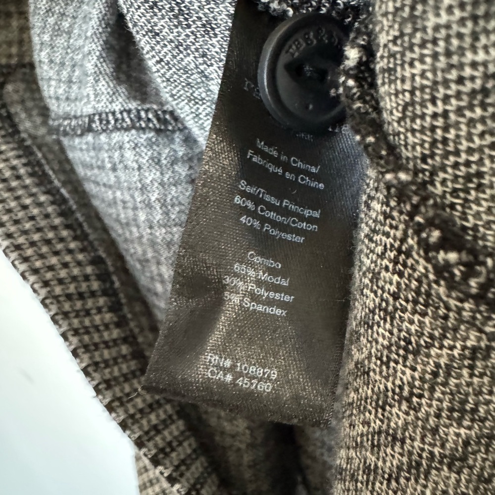 Rag & Bone Mari Button Hem Houndstooth Midi Tank … - image 8